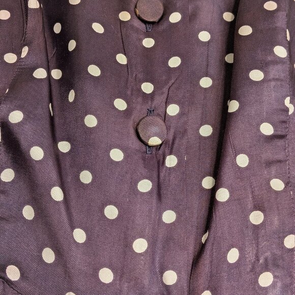 Vintage polka dot Swing dress - Picture 3 of 9